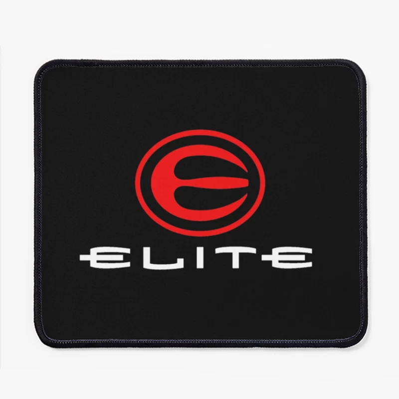 Elite Automotive Company Red Logo Design Mouse Pad