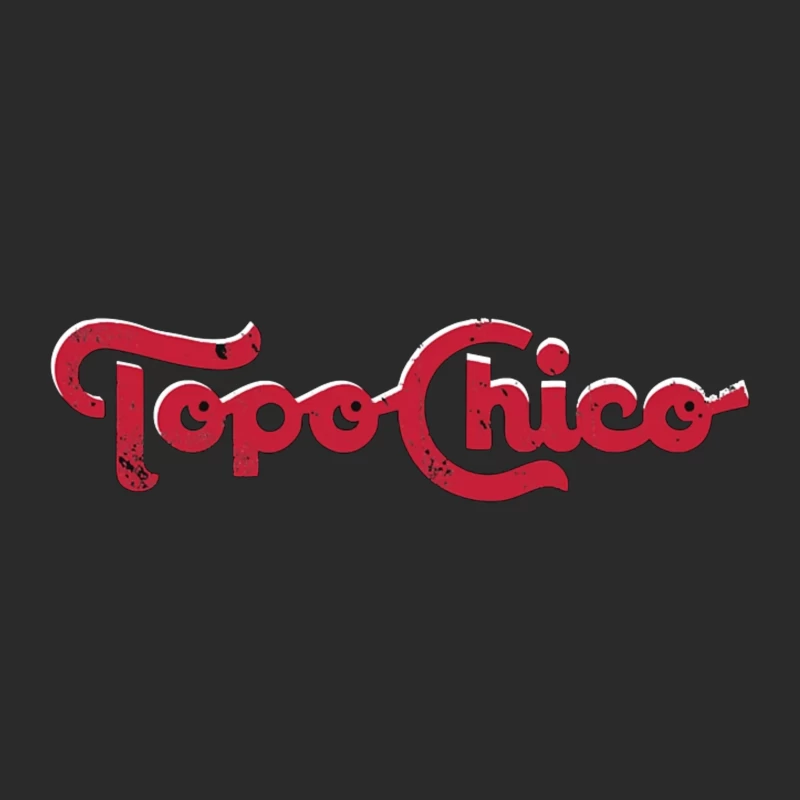 Vintage Topo Chico Red Logo Design Baseball Cap