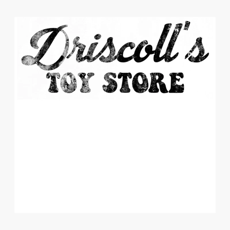 Driscoll_s Toy Store, distressed Throw Pillow