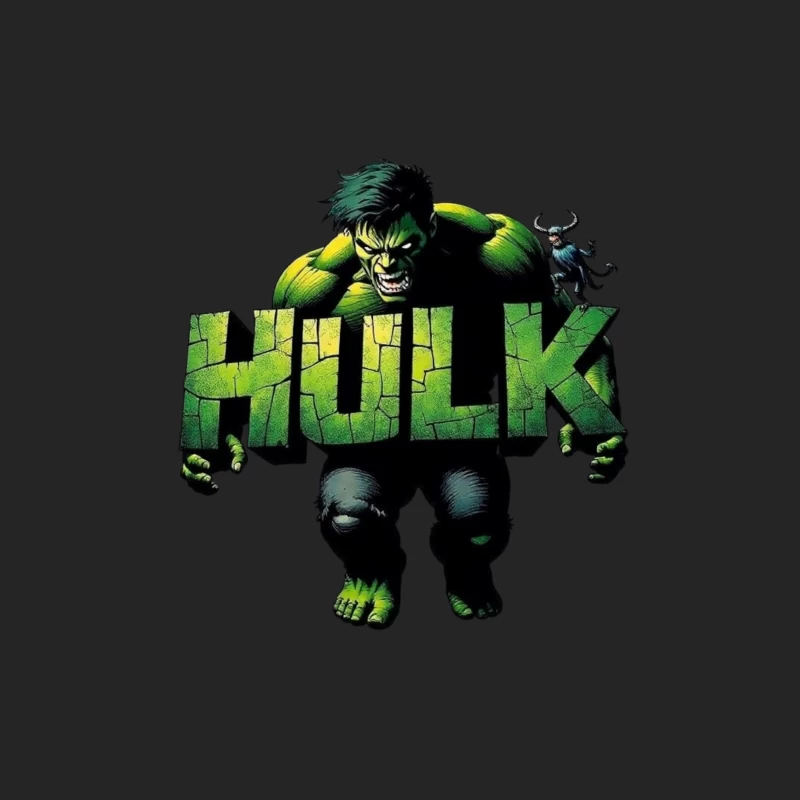 Hulk Comic Art Male Pullover Sweatshirt