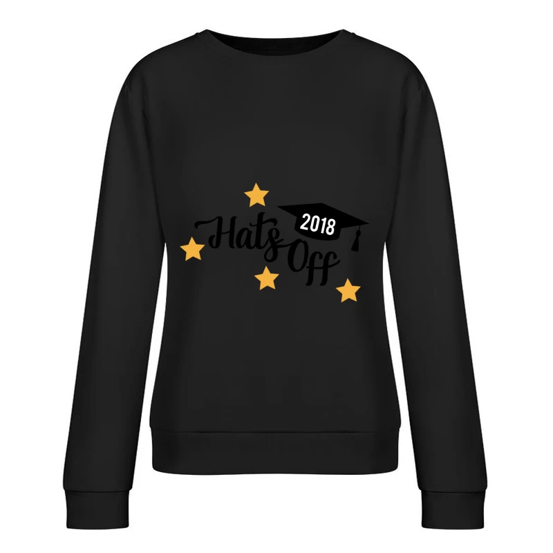 Félicitations pour la diplômation 2018 Femme Sweat-shirt à enfiler