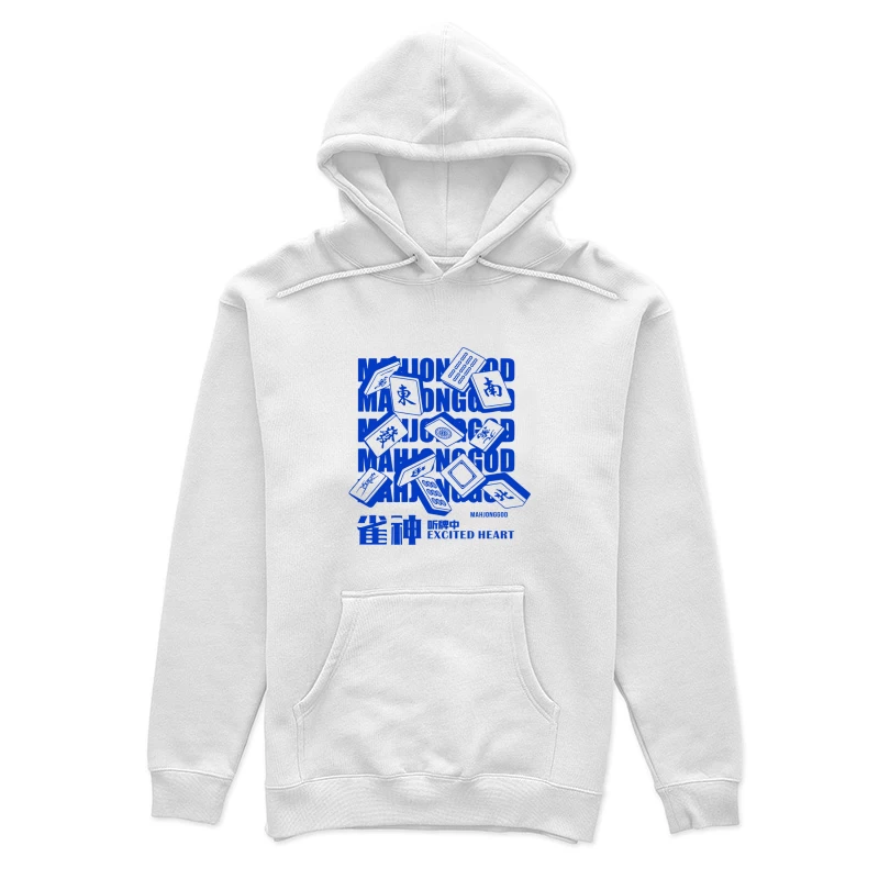 Mahjong-Gott: Aufgeregtes Herz Damen Pullover Hoodie
