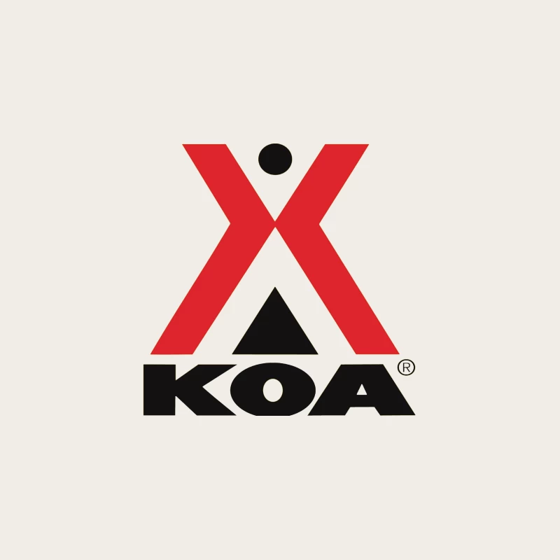 KOA (Kampgrounds of America) Official Logo Design Bucket Hat