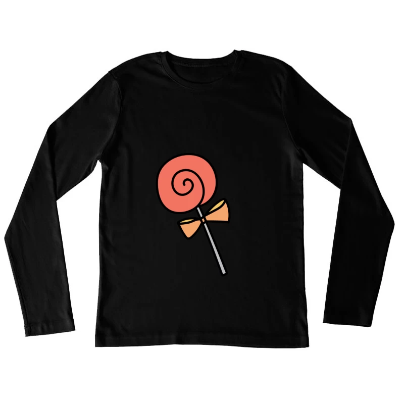 Lollipop colorée avec nœud Femme Manches Longues T-Shirt