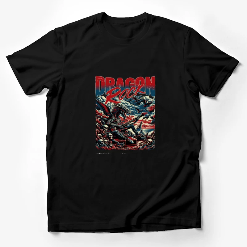 Affiche de concert de rock dragon Homme T-Shirt