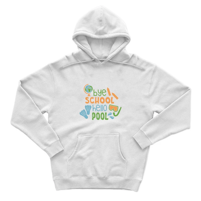 Adieu école, bonjour piscine Homme Sweat à capuche
