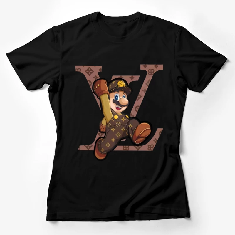 Designer-Mario Charakter Damen T-Shirt
