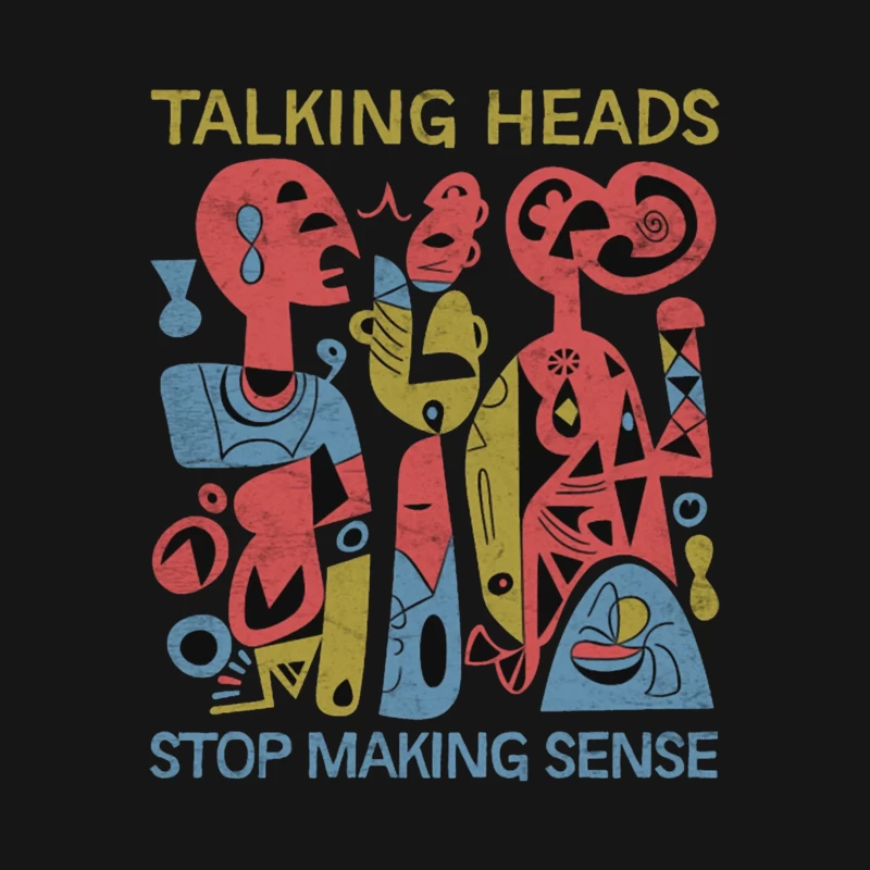 Talking Heads "Stop Making Sense" Abstract Album Art Female T-Shirt