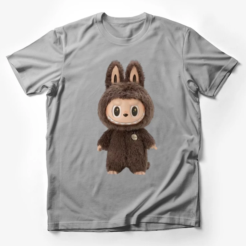 Niedliche Hasenfigur in Plüschanzug Herren T-Shirt
