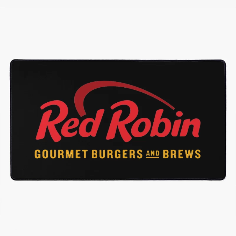 Red Robin Gourmet Burgers and Brews Restaurant Logo Desk Mat