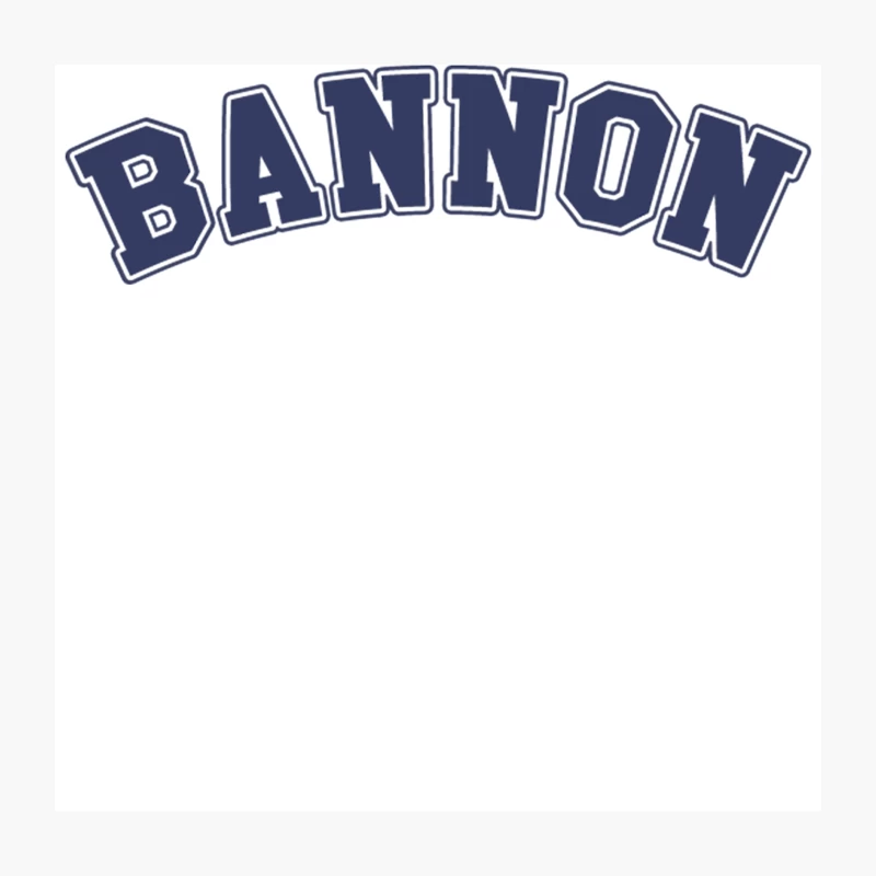 Bannon University shirt from Jeepers Creepers Throw Pillow