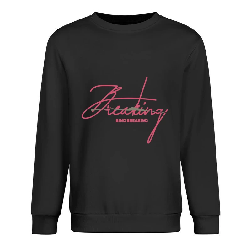 Stilvolles Grafikdesign mit durchgestrichenem Wort Herren Pullover Sweatshirt