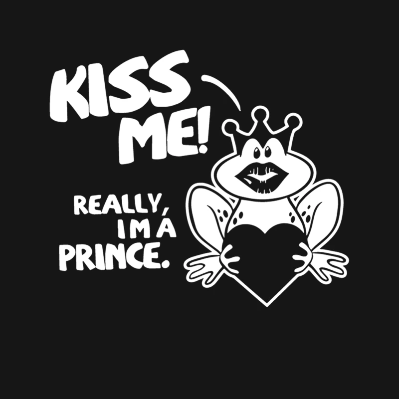 Kiss Me Really I_m a Prince Mouse Pad