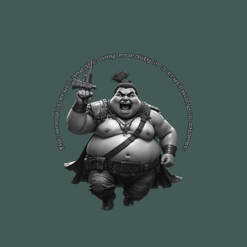 Warrior 3d toon Mouse Pad