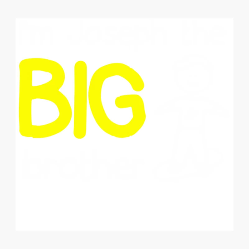 Personalised I_m The Big Brother Throw Pillow