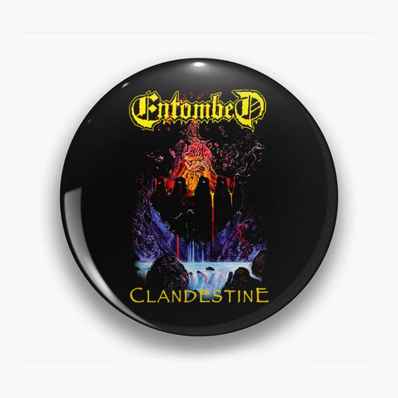 Entombed Clandestine Pin