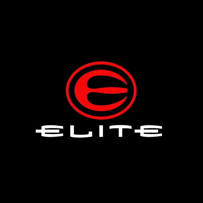 Elite Automotive Company Red Logo Design Mouse Pad