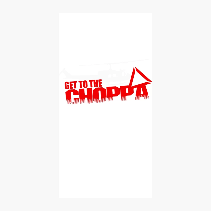 Predator Arnold Schwarzenegger Get to the Choppa Movie iPhone Case