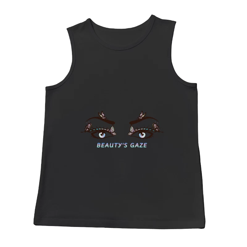 Schöne Augen voller Schmetterlinge Herren Tanktops