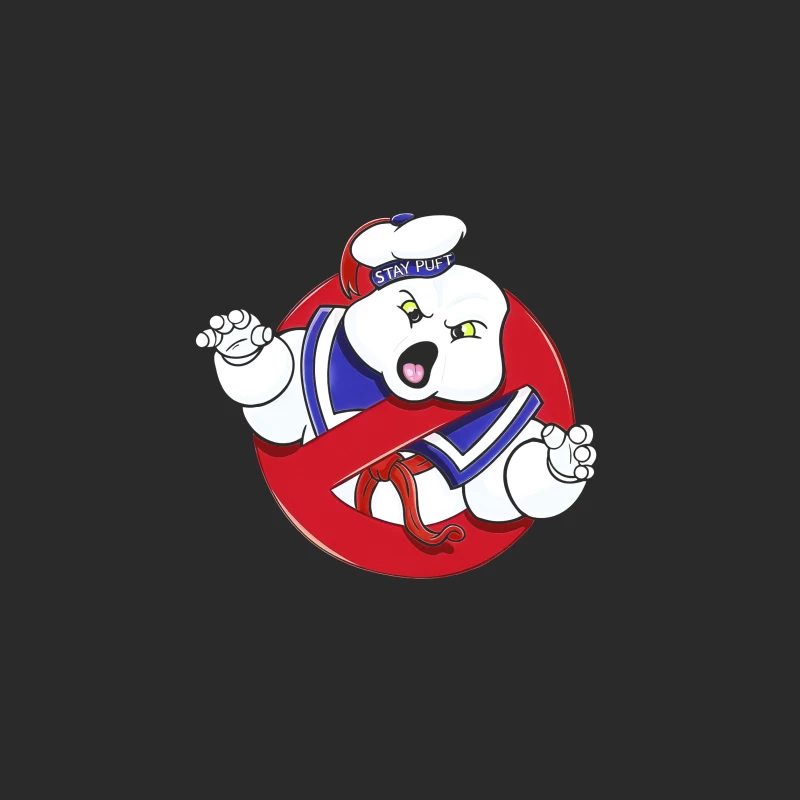 Stay Puft Marshmallow Man from Ghostbusters Baseball Cap