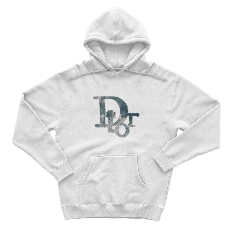 Florales Buchstaben-Logo Design Herren Pullover Hoodie