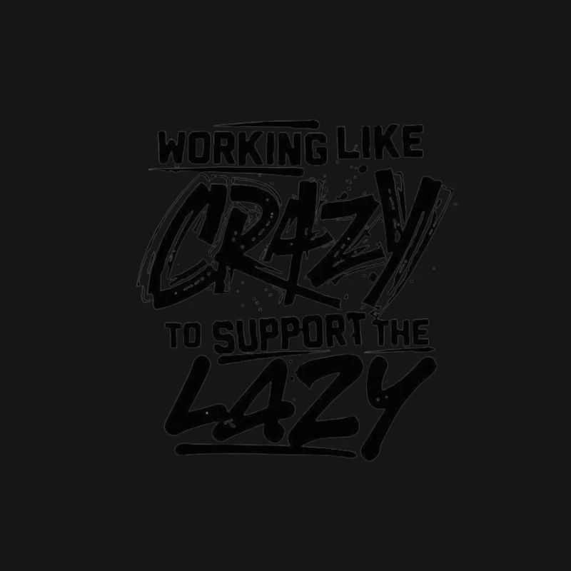 Humorous Take on Work Ethic and Laziness Male Long Sleeve T-Shirt