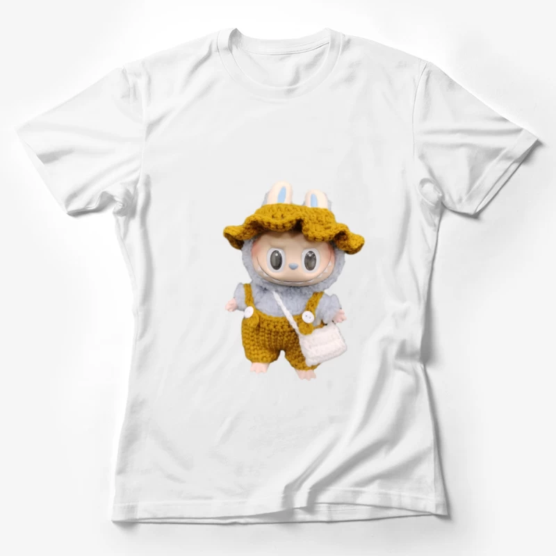 Süße Puppe mit Häkelkleidung Damen T-Shirt
