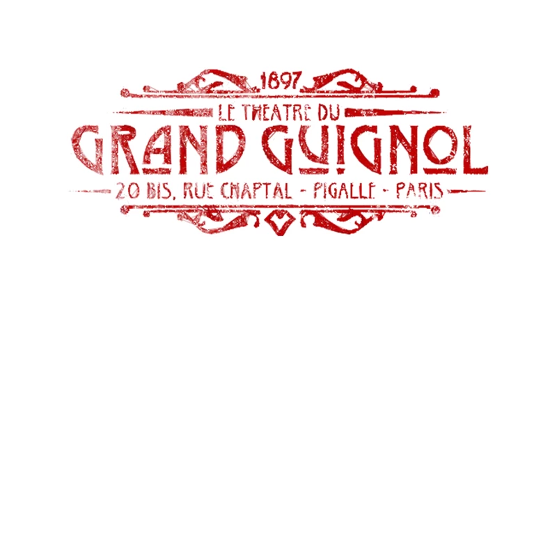 Grand Guignol, distressed Tapestry