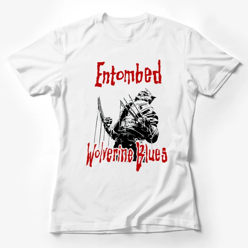 Entombed Wolverine Blues Retro Female T-Shirt