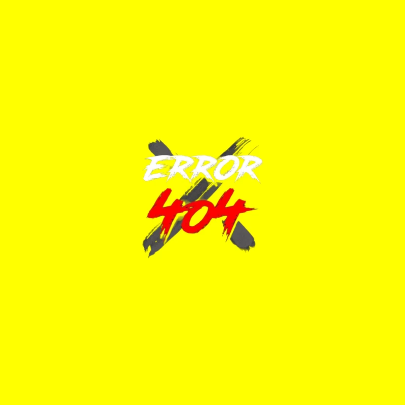 Error 404 Graphic Design iPhone Case