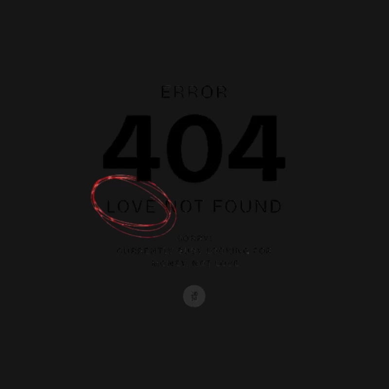 Error 404: Liebe nicht gefunden Herren T-Shirt