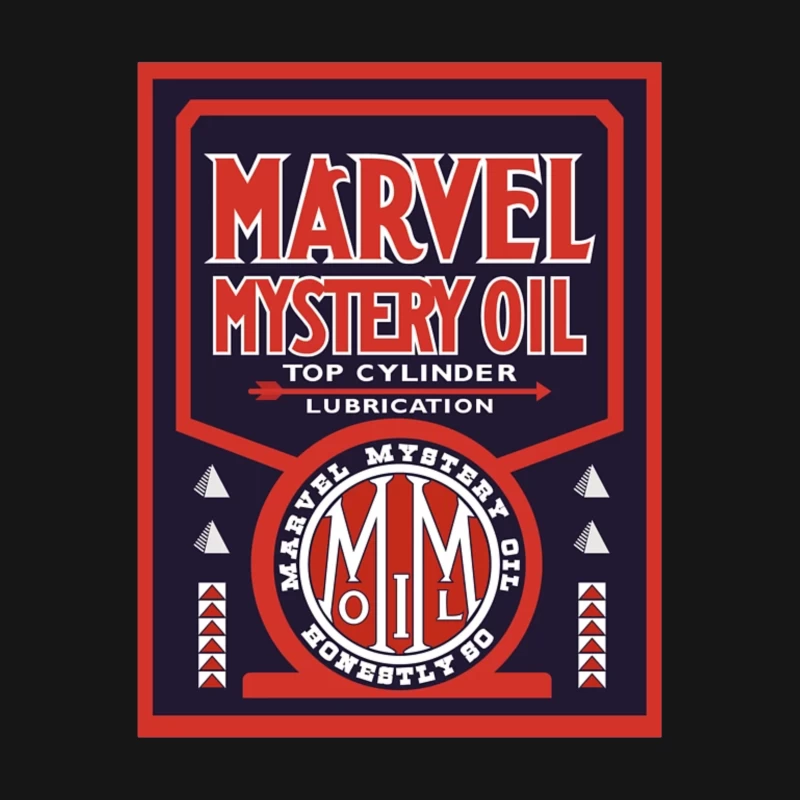 Vintage Marvel Mystery Oil Automotive Lubricant Advertisement Poster Male T-Shirt