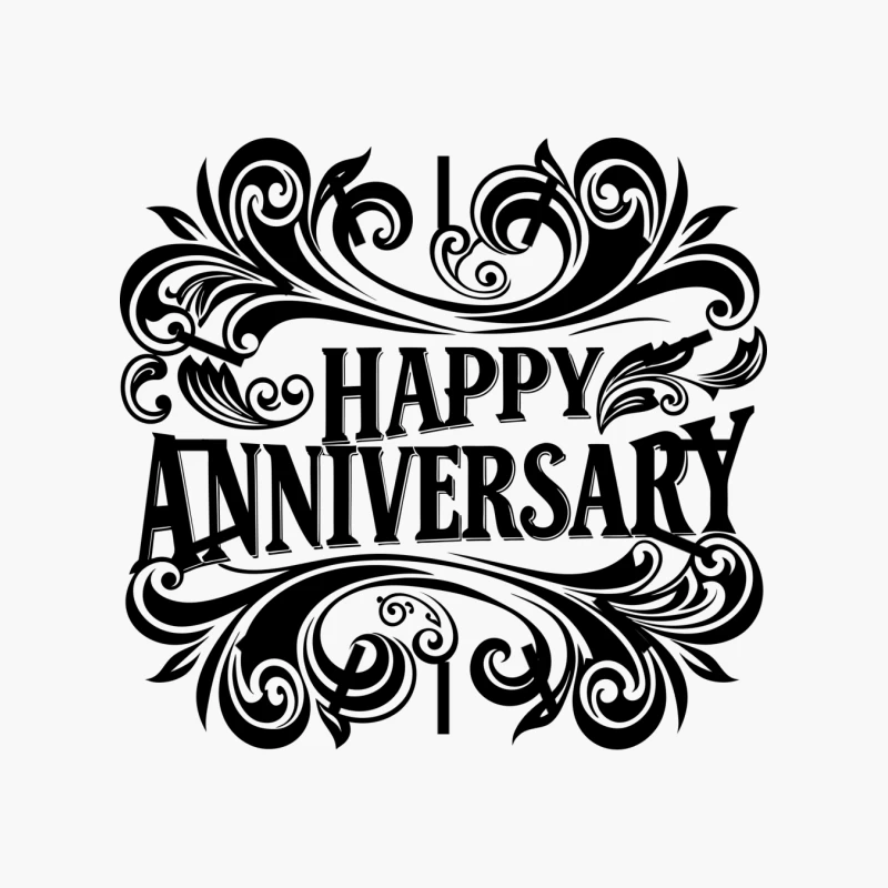 Happy anniversary Cotton Tote Bag