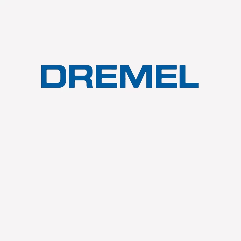 Dremel Power Tools Company Blue Logo Male T-Shirt