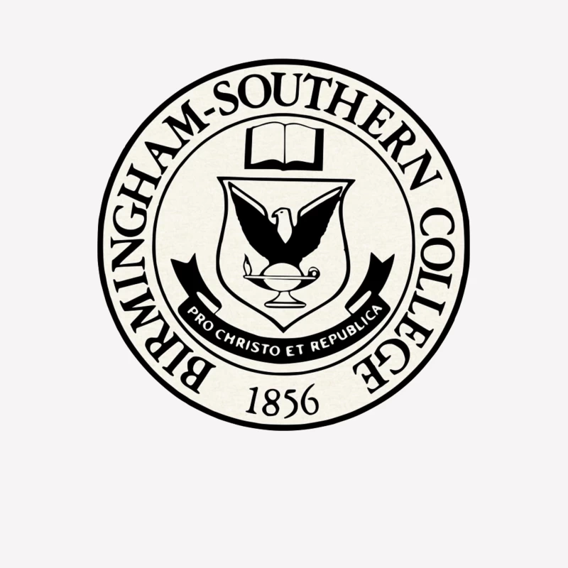 Official Seal of Birmingham-Southern College Founded 1856 Male T-Shirt