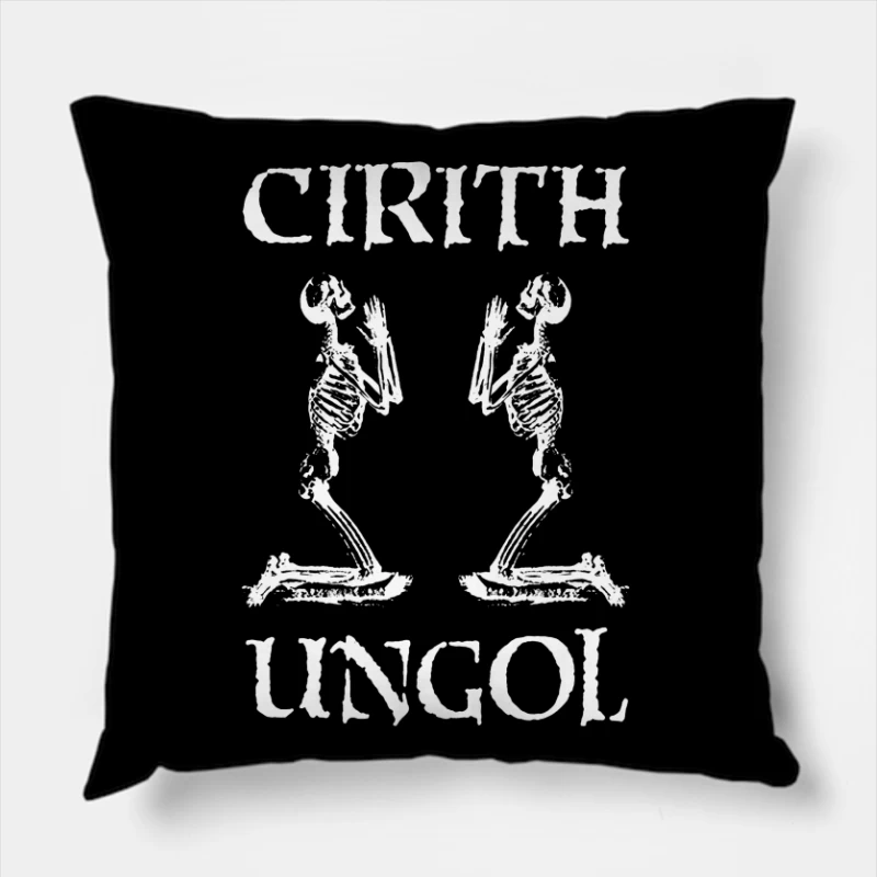 Cirith Ungol On Your Knees Throw Pillow