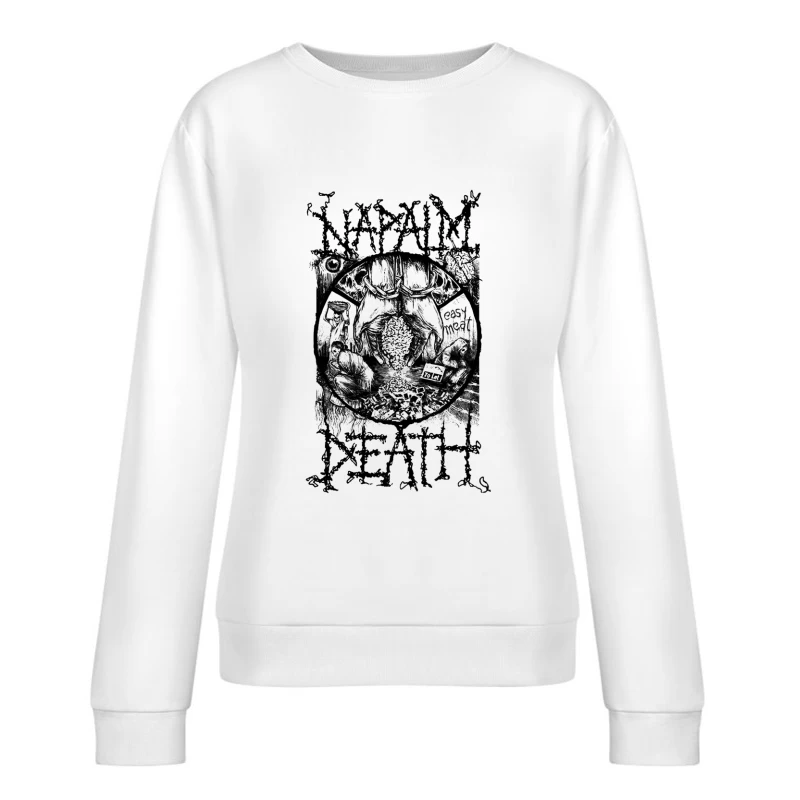 Napalm Death 2 Female Pullover Sweatshirt