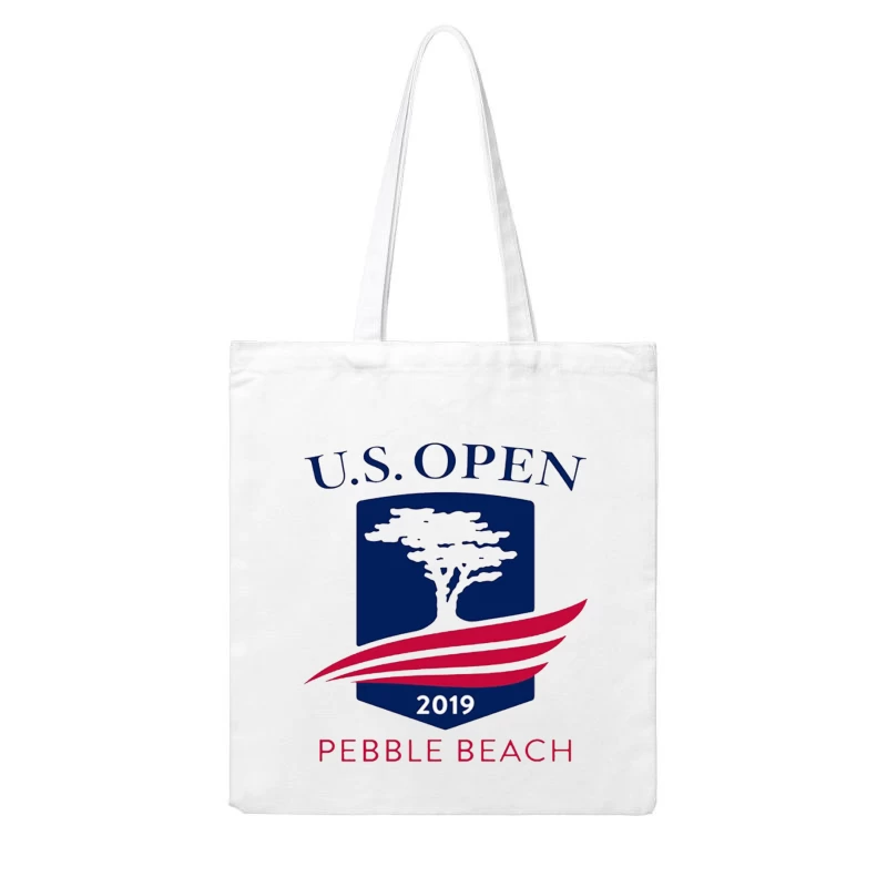 2019 US Open Golf Championship at Pebble Beach Logo Cotton Tote Bag