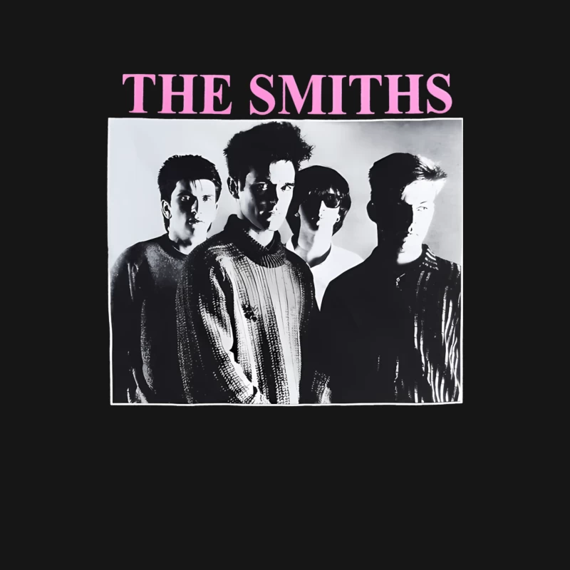 The Smiths Classic Black and White Band Album Cover from the 1980s Male Long Sleeve T-Shirt