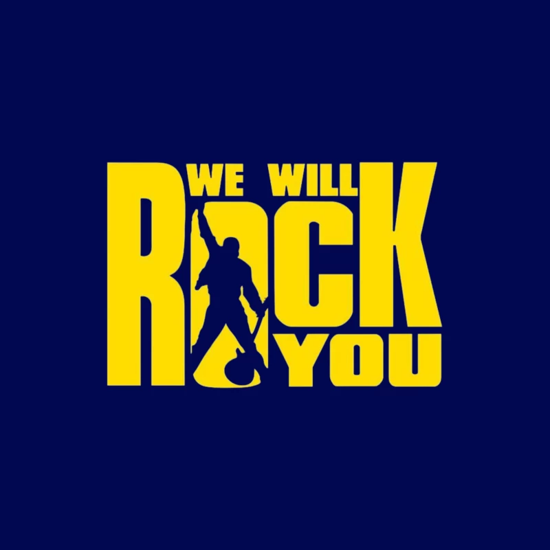 Iconic Rock Anthem Desk Mat
