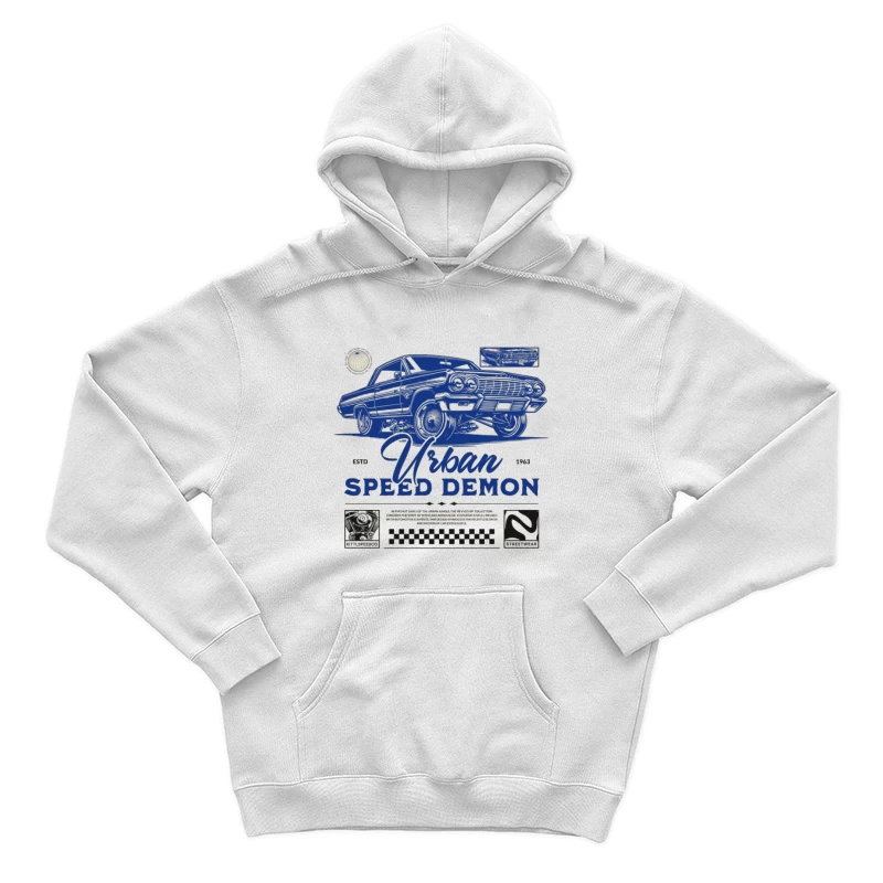 Urbaner Geschwindigkeitsdämon Auto Design Herren Pullover Hoodie