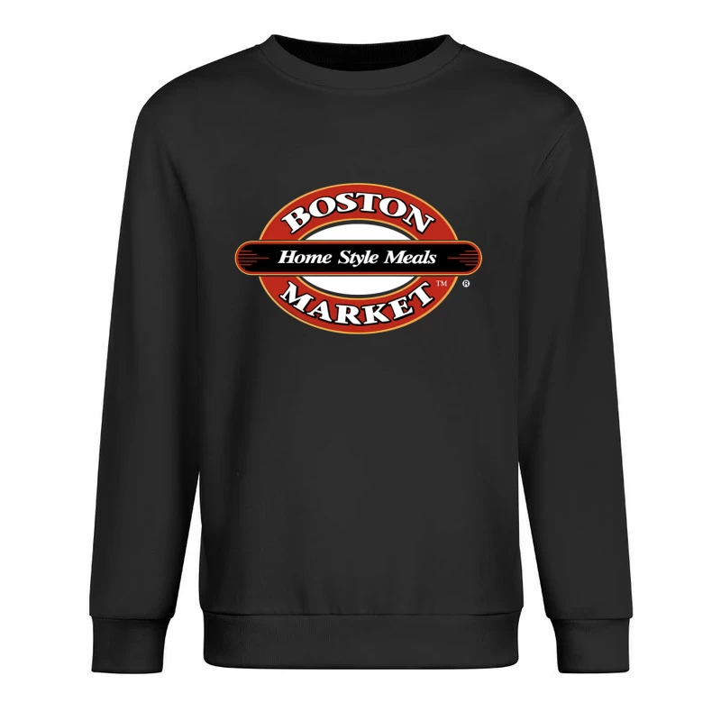 Boston Market Home Style Meals Restaurant Logo Male Pullover Sweatshirt