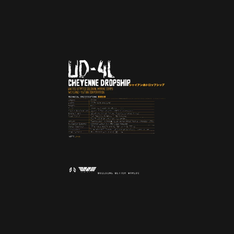 UD-4L Cheyenne Dropship Desk Mat