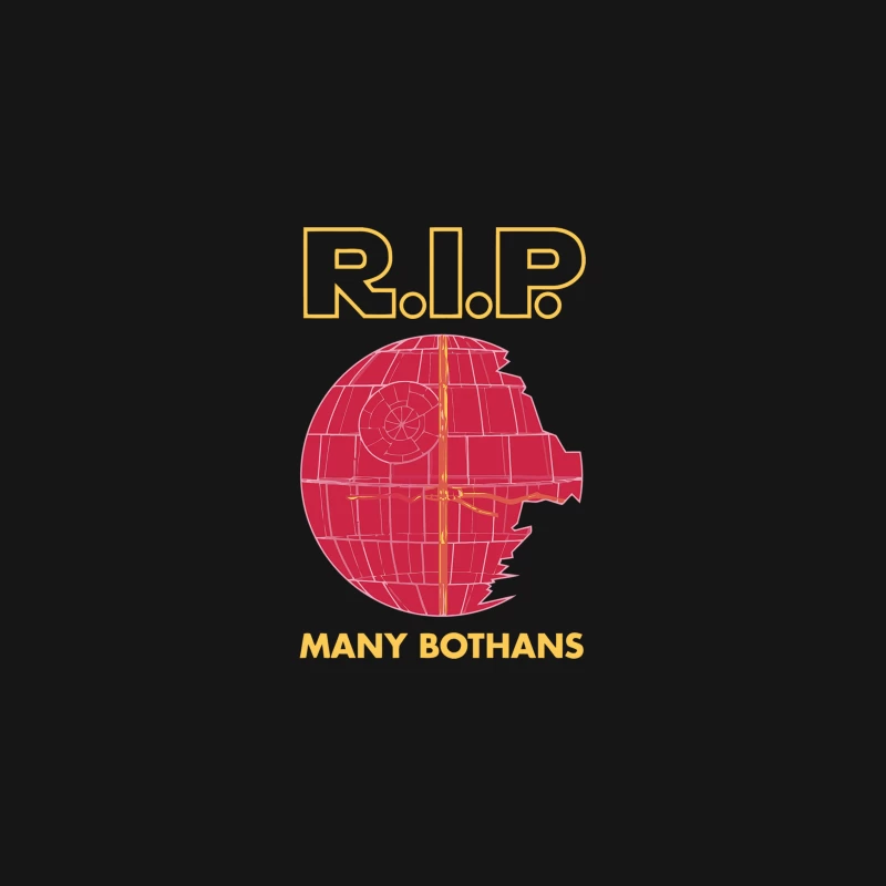 Star Wars Death Star R.I.P. Parody Design Desk Mat