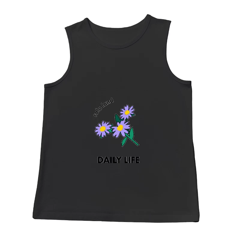 Blumen Design des täglichen Lebens Herren Tanktops