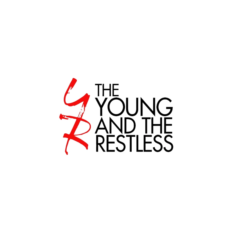 The Young and the Restless TV Show Logo Design Desk Mat