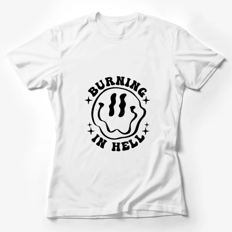 Design de feu en enfer Femme T-Shirt