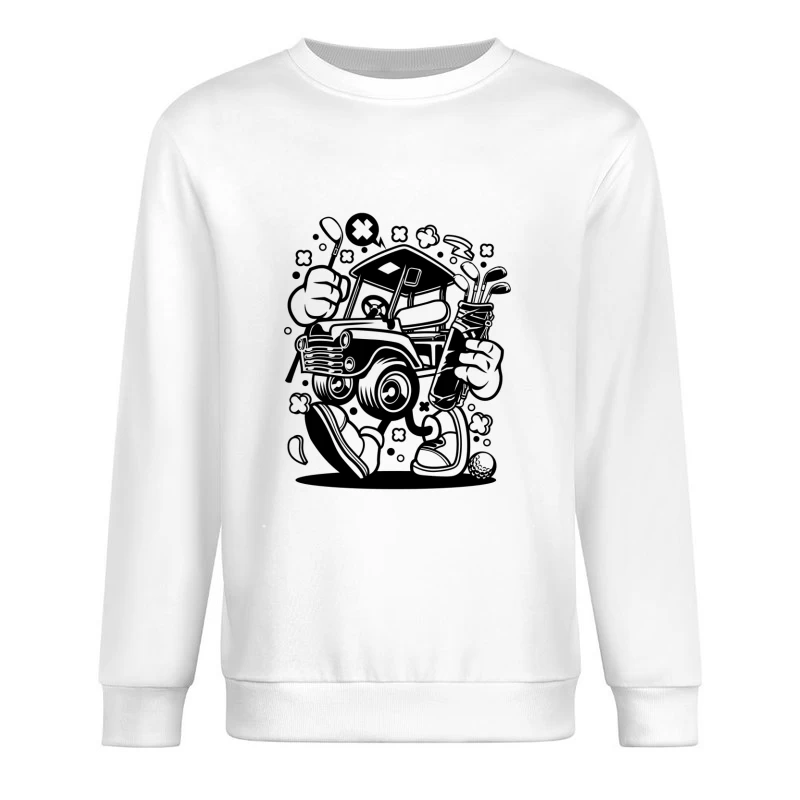 Squelette de chat avec tête Homme Sweat-shirt à enfiler