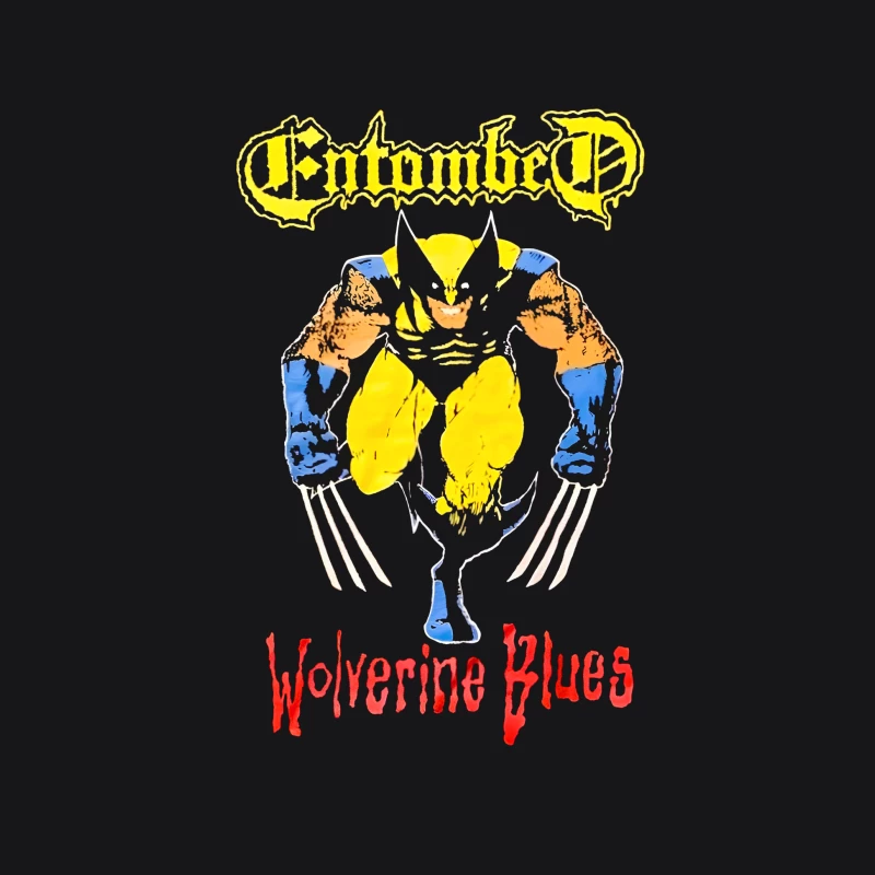 Entombed Wolverine Blues Male Pullover Hoodie