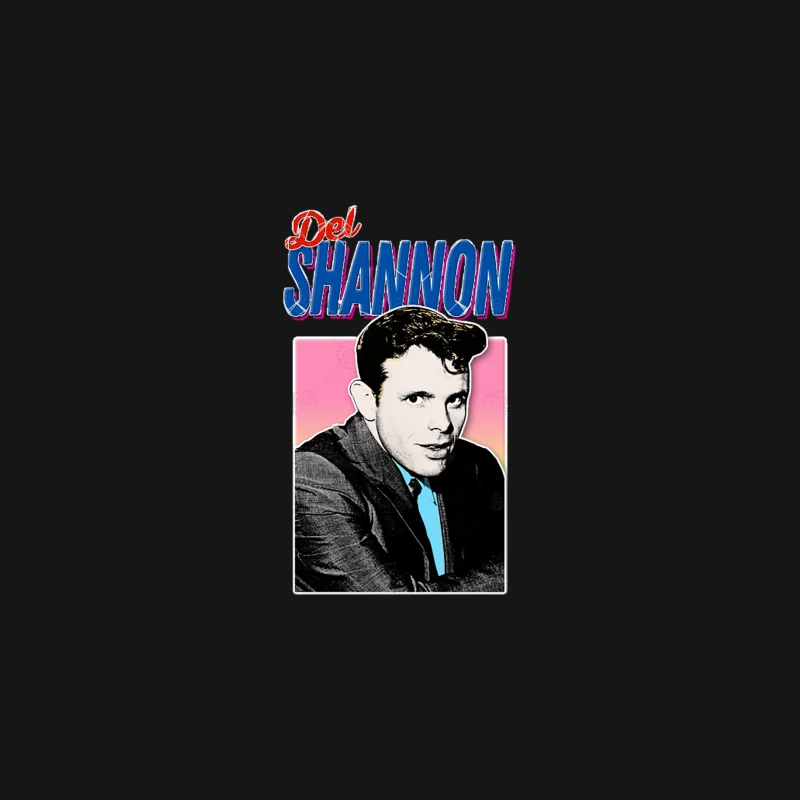 Del Shannon - Retro Nostalgia Graphic Design Desk Mat